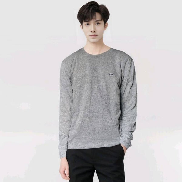 Le Shark Tee-shirt manches longues gris