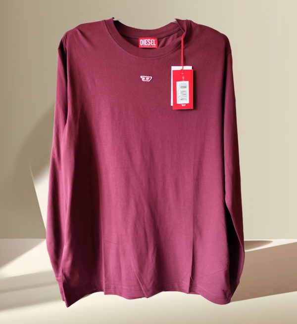 🌸 Diesel - T-shirt coupe classique - Bordeaux🌸