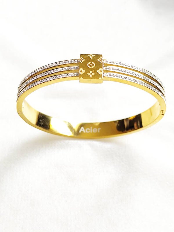 Bracelet jonc - acier inoxydable