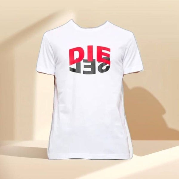 🌸 Diesel - T-shirt coupe classique - blanc 🌸