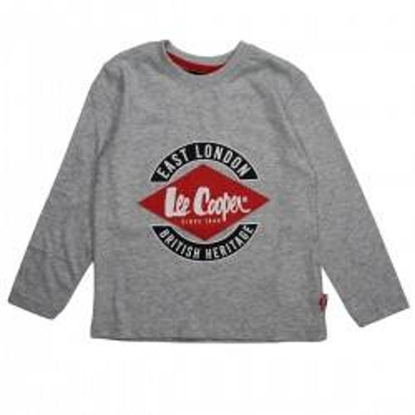 LEE COOPER - T-shirt manches longues gris