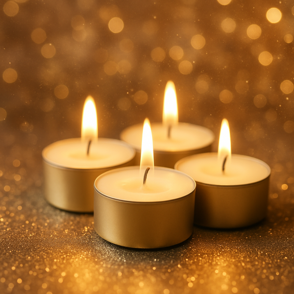 Cozy Chrismas Waxinelichtjes (ca 8 uur brandtijd)