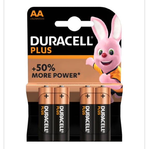 DURACELL PLUS POWER ALKALINE AA 4X