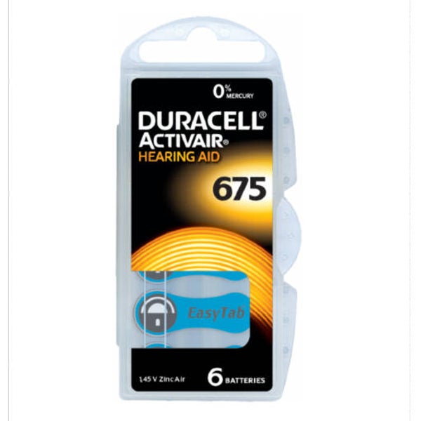 DURACELL DA675 6X
