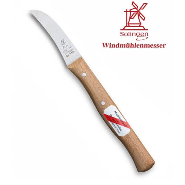 Robert Herder Aardappelmesje "Vogelsnavel" Beukenhout - Roestvrij