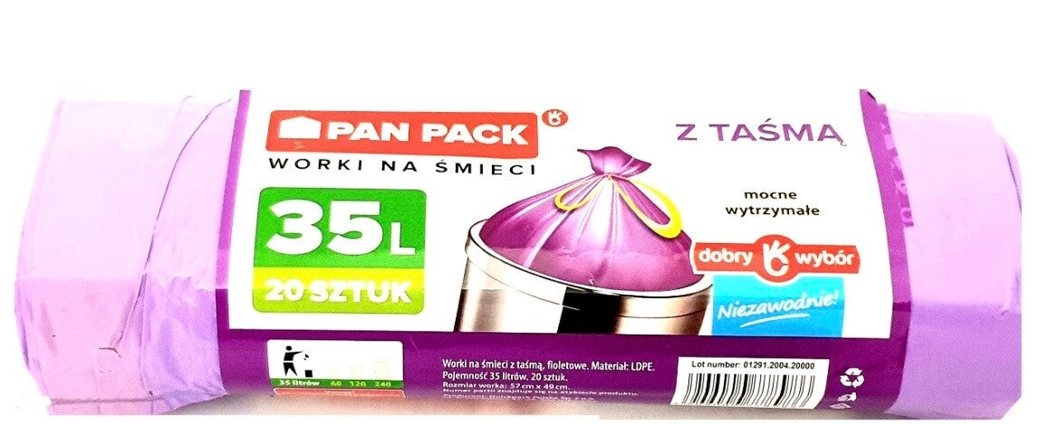 Worki na śmieci 35 L