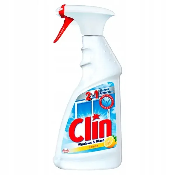 CLIN PŁYN DO MYCIA OKIEN I SZKŁA LEMON 500ML