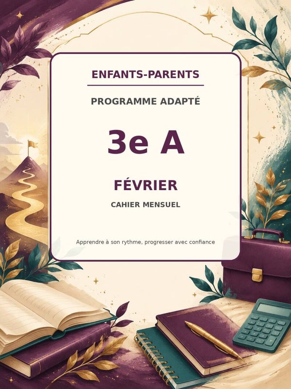 Collection Enfants-parents 3ème A mois de février