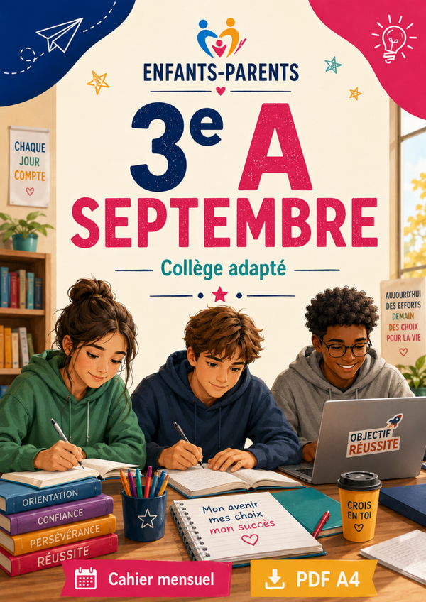 Collection Enfants-parents 3ème A mois de septembre