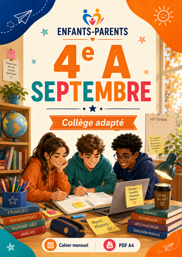 Collection Enfants-parents 4ème A mois de septembre