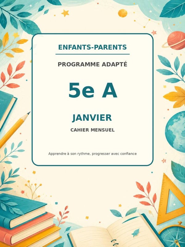 Collection Enfants-parents 5ème A mois de janvier