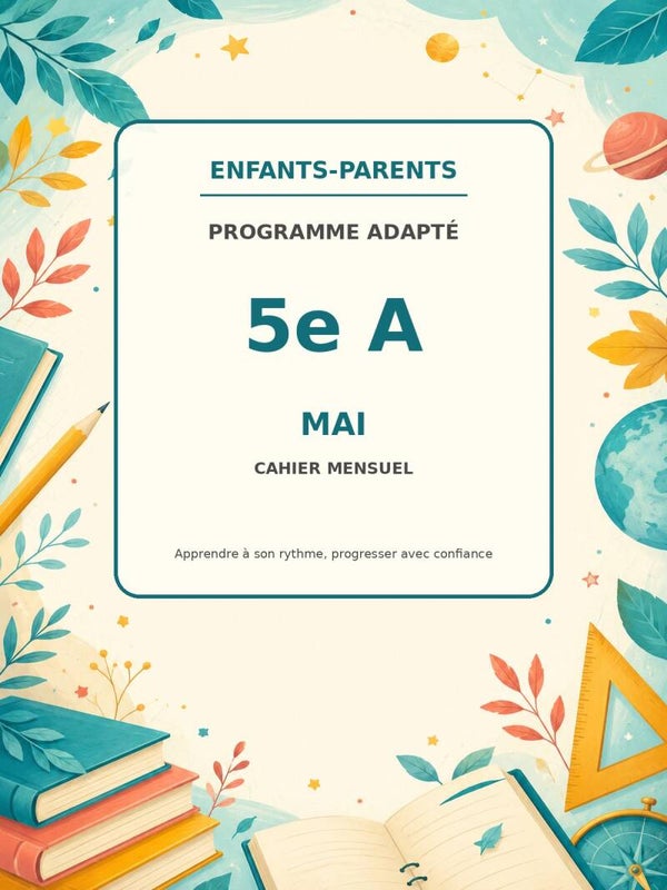 Collection Enfants-parents 5ème A mois de mai