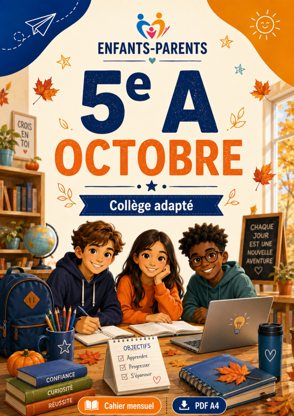 Collection Enfants-parents 5ème A mois d'octobre