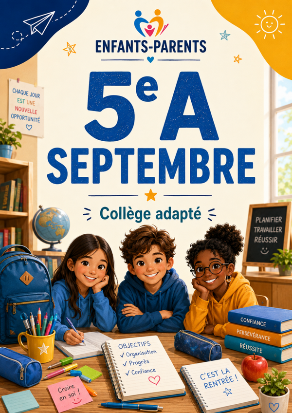 Collection Enfants-parents 5ème A mois de septembre