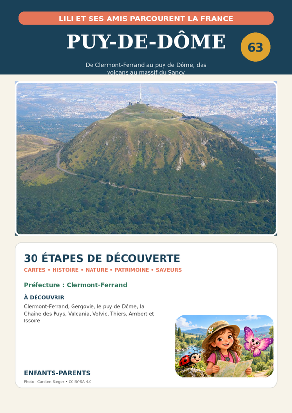 découverte du Puy-de-Dôme (63)