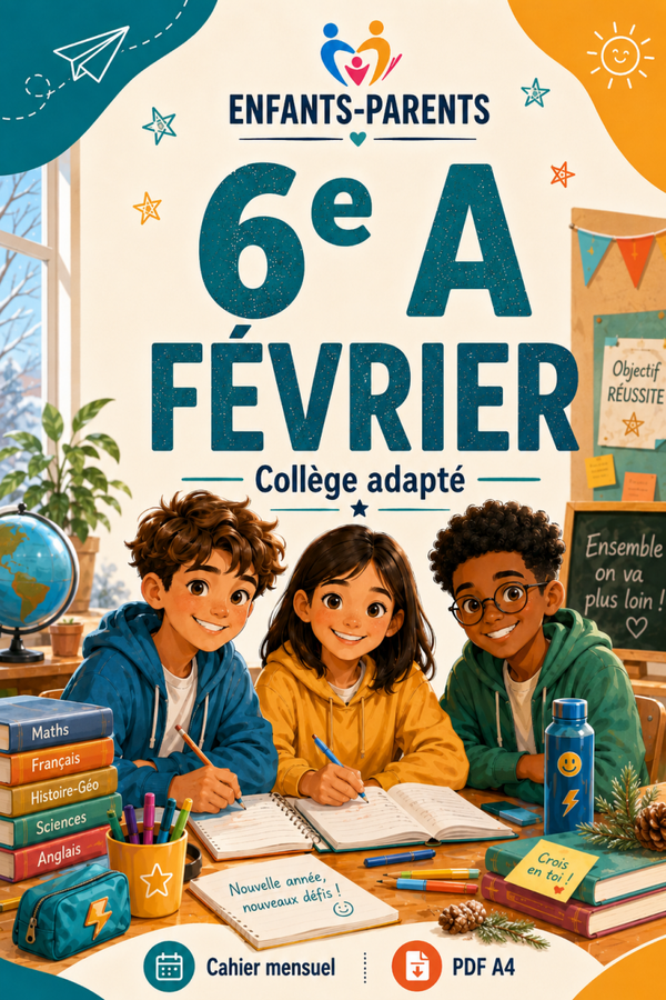 Collection Enfants-parents 6ème A mois de février