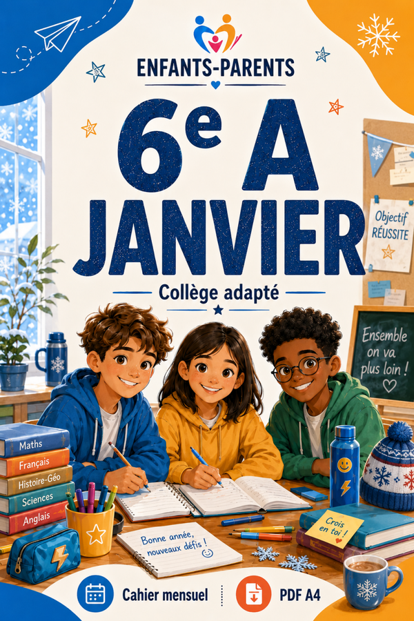 Collection Enfants-parents 6ème A mois de janvier
