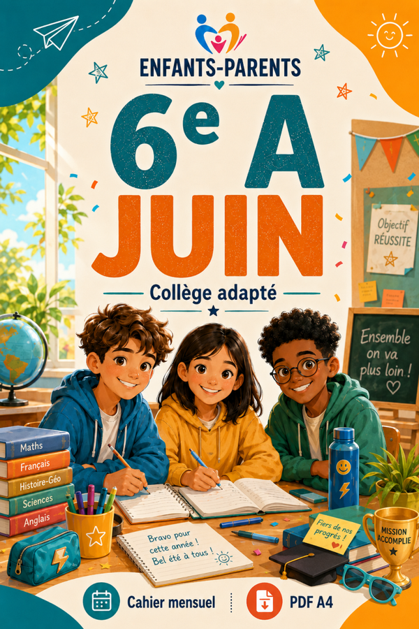 Collection Enfants-parents 6ème A mois de juin