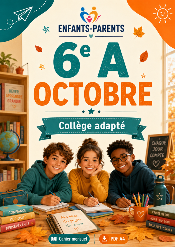 Collection Enfants-parents 6ème A mois d 'octobre