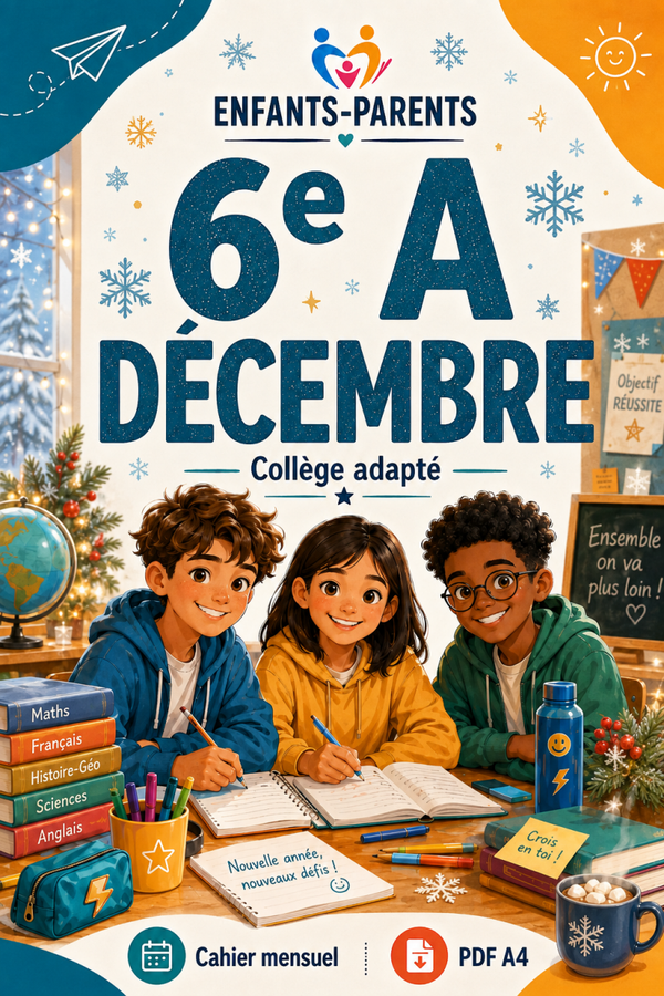 Collection Enfants-parents 6ème A mois de décembre