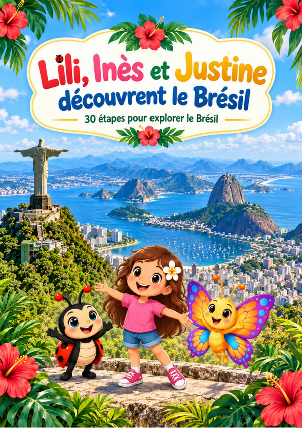 Lili, Inès et Justine découvrent le Brésil