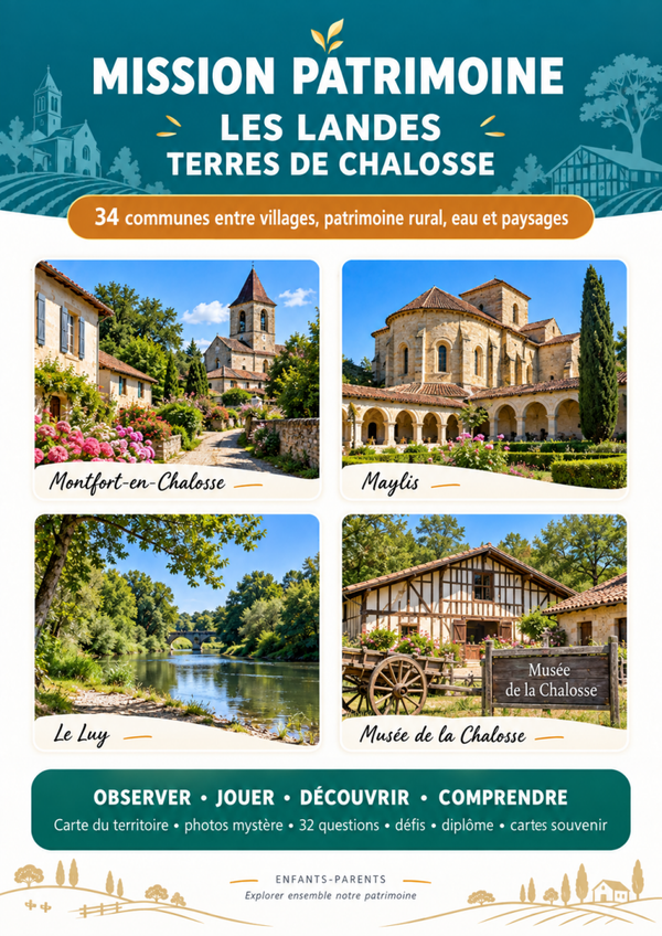 Mission Patrimoine  Les Landes Terres de Chalosse