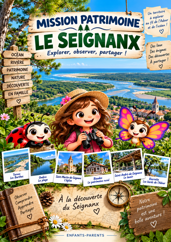 jeu mission patrimoine Landes -Seignanx