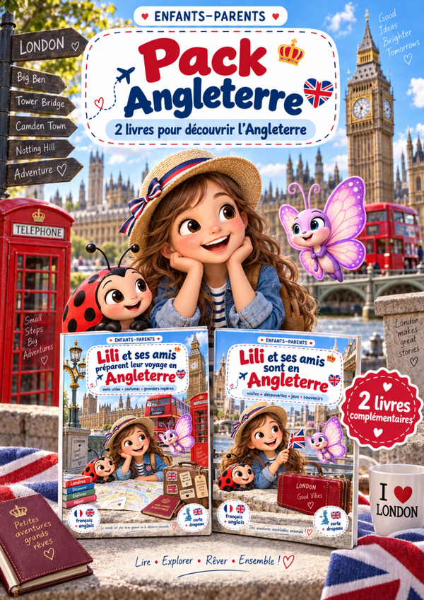 pack préparation + voyage en Angleterre
