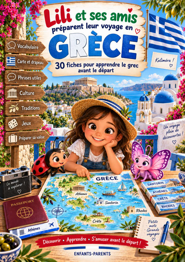 Lili et ses amis préparent leur voyage en Grèce