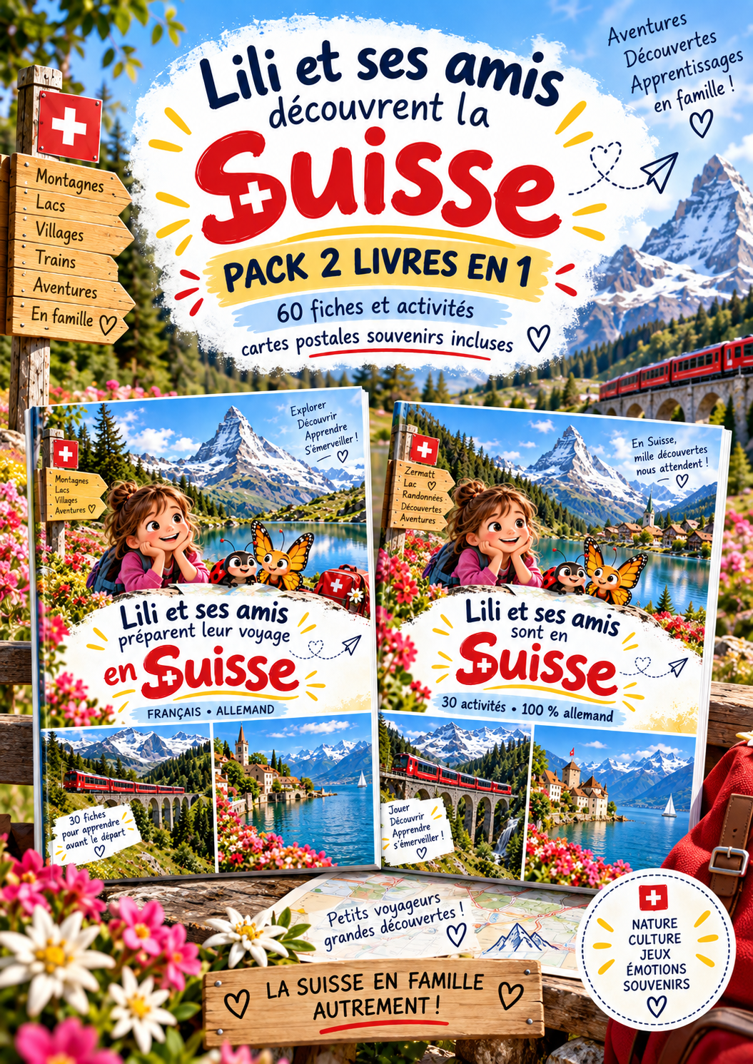 PACK SUISSE – 2 livres en 1