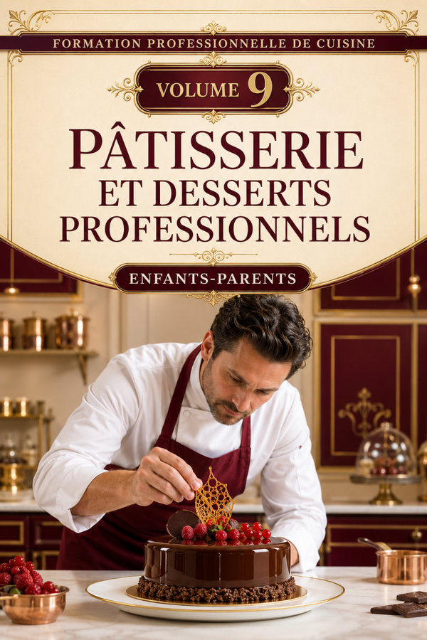 Cuisine – Volume 9 : Pâtisserie et desserts professionnels.