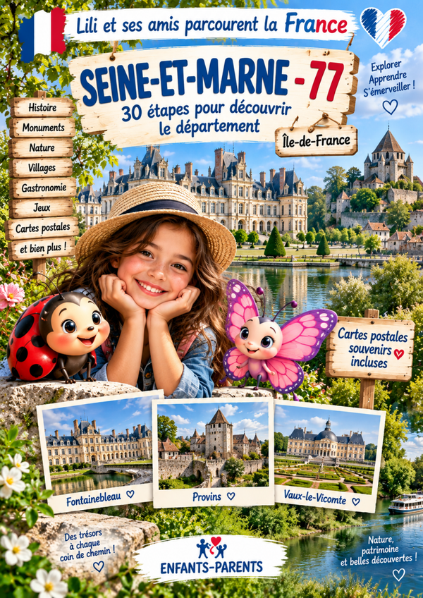 PRECOMMANDE découverte de la Seine-et-Marne (77)