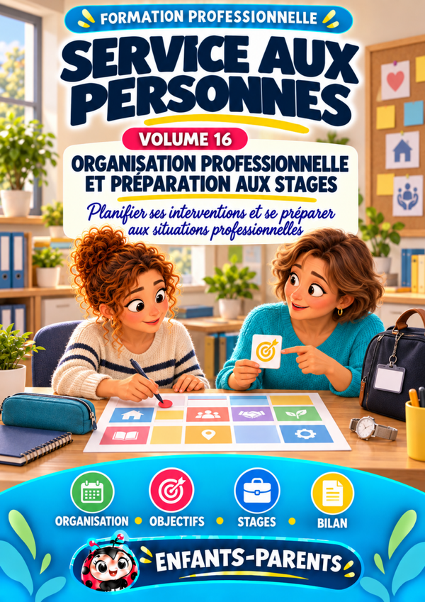 Service aux personnes Volume 16 Organisation professionnelle et préparation aux stages
