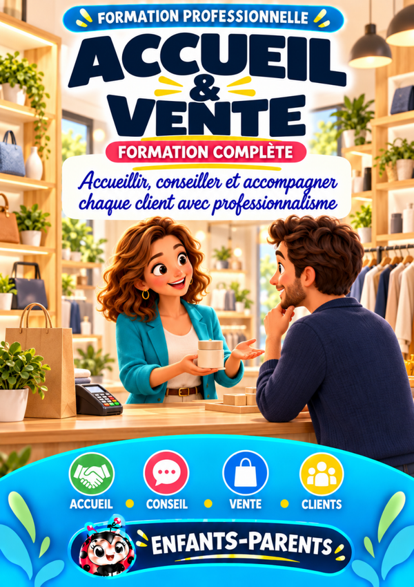 Formation professionnelle complète accueil et ventes