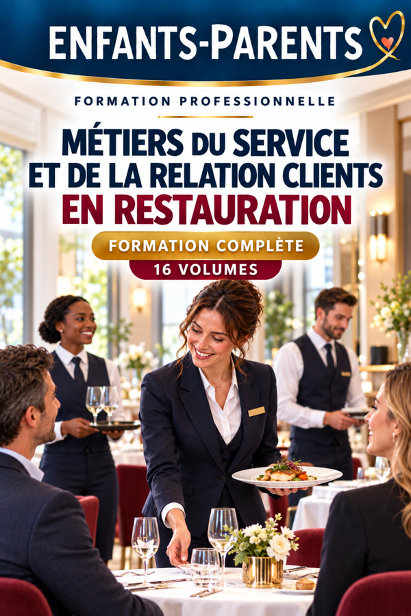 Métiers du service et de la relation clients en restauration formation complète