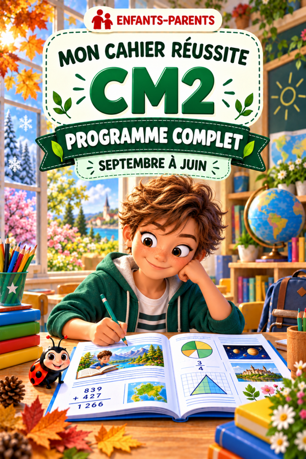 Collection Enfants-parents CM2 complet de septembre à juin