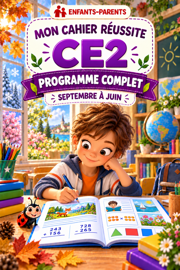 Collection Enfants-parents CE2 complet de septembre à juin
