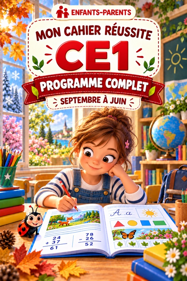 Collection Enfants-parents CE1 complet de septembre à juin