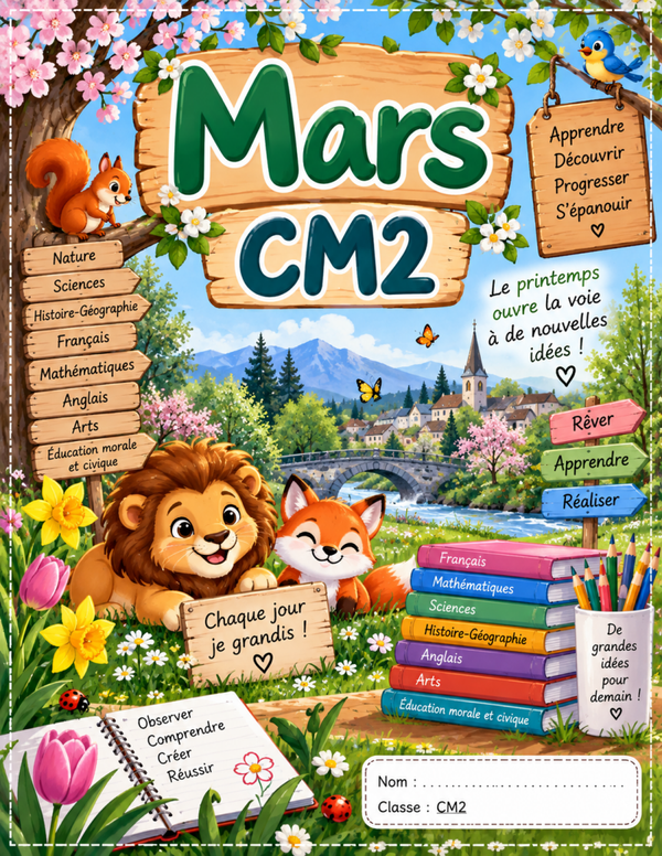 Collection Enfants-parents CM2 mois de mars