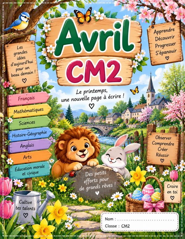 Collection Enfants-parents CM2 mois d'avril