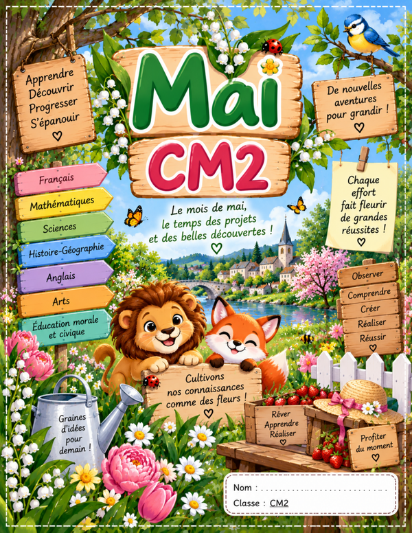 Collection Enfants-parents CM2 mois de mai