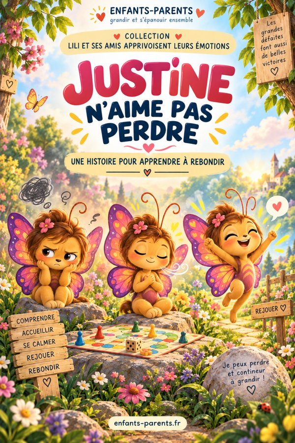 Justine n'aime pas perdre
