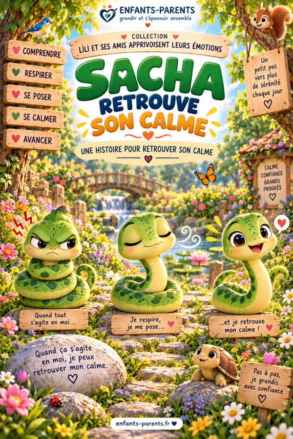 Sacha retrouve son calme