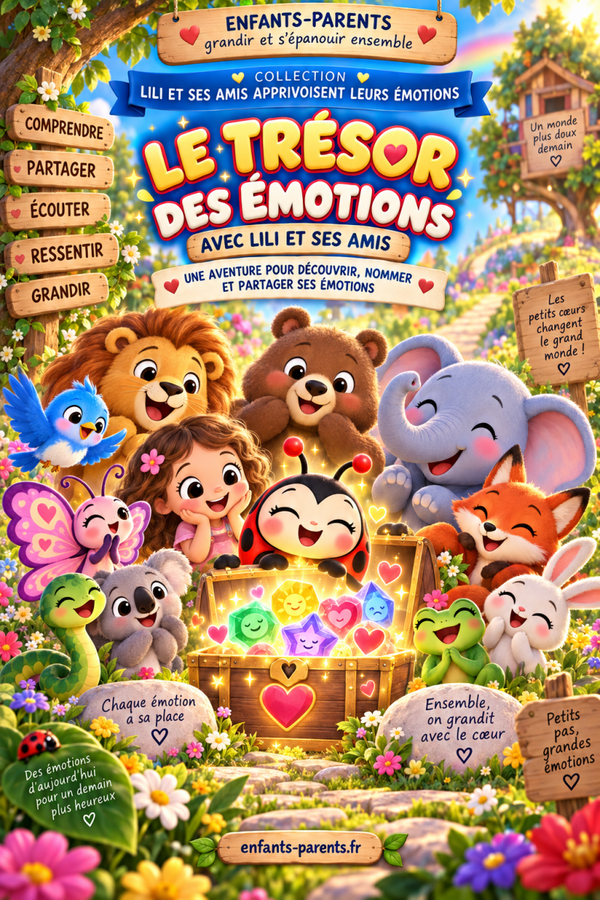 Le trésor des émotions avec Lili et ses amis