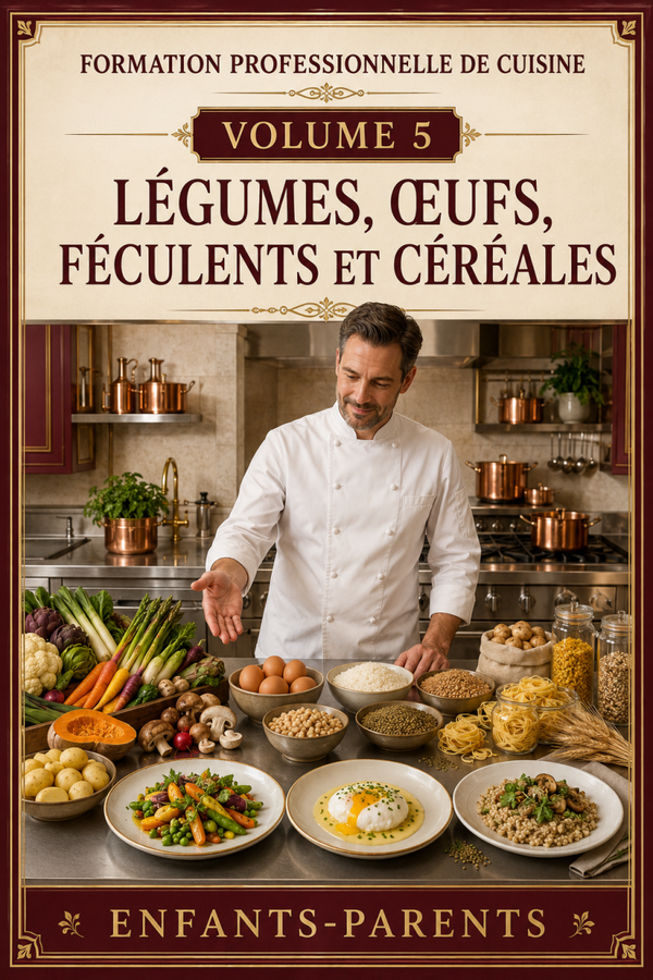 Cuisine – Volume 5 : Légumes, œufs, féculents et céréales.