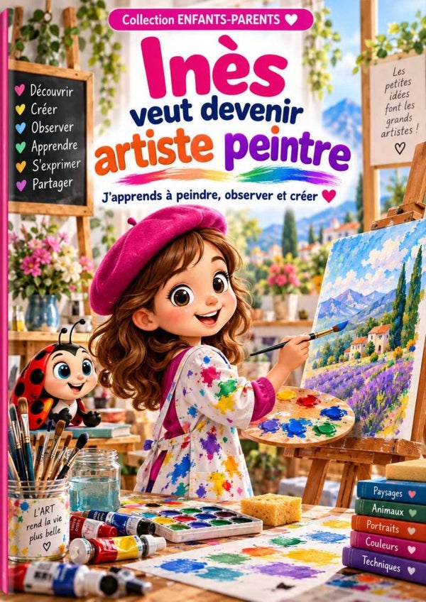 Inès veut devenir artiste peintre