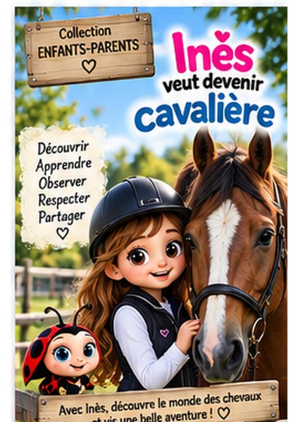 Inès veut devenir cavalière