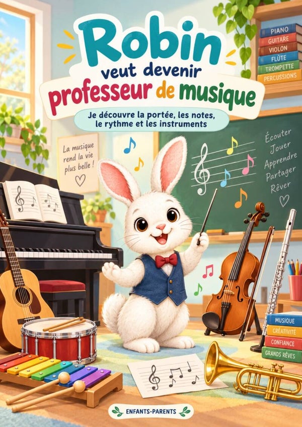 Robin veut devenir professeur de musique