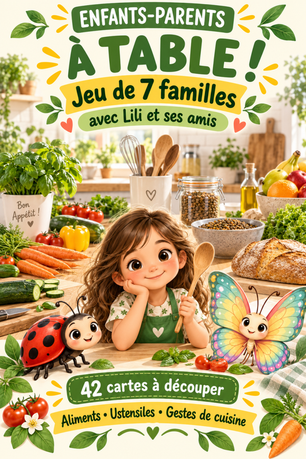 À table ! — Le jeu de 7 familles avec Lili et ses amis