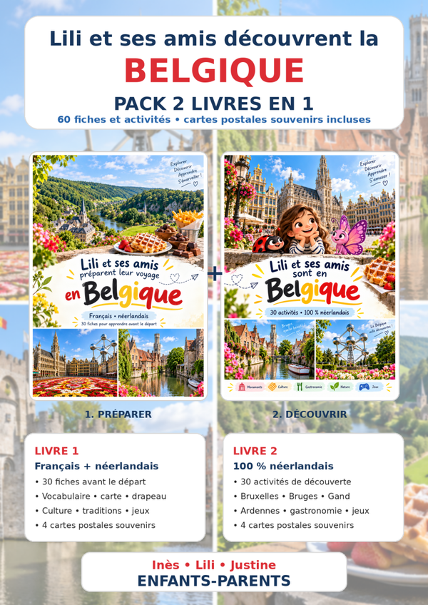 PACK Belgique – 2 livres en 1